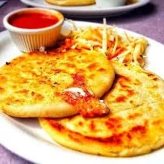 Revuelta (Pork, Cheese, Beans) Pupusa