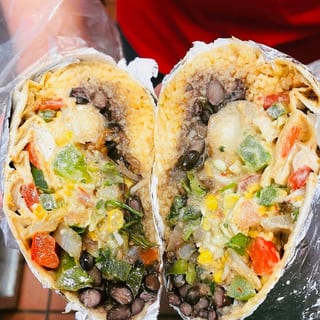 Lengua (Beef Tongue) Burrito Grande