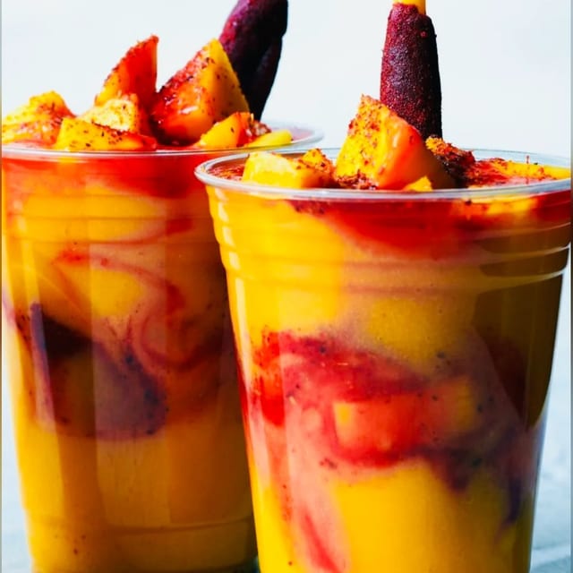 Mangonada (Mexican Mango Smoothie).